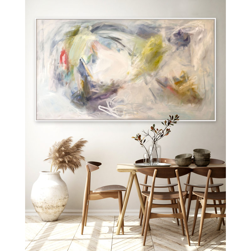 Hollywood Print by Katie Ré Scheidt, 22.25" H x 39.25" W, White Floater Framed