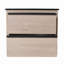 Meuble-lavabo simple avec plateau en bois manufacturé-149084876