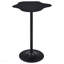 Table bistro noire en forme de nuage