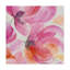 « joyeuse ii rose orange abstract », reproduction de peinture à l’acrylique sur toile tendue-33412231