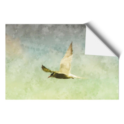 Flying Bird Painting - Frameless Print
