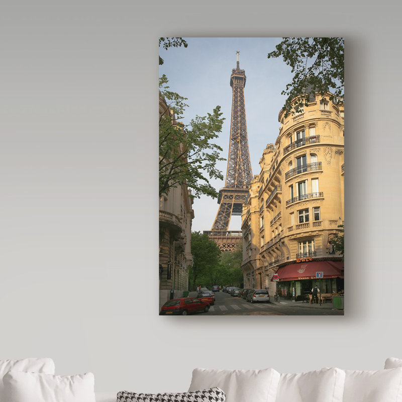 Avisha, Tour Eiffel 6, reproduction de photo sur toile tendue, H 24 po x l 16 po
