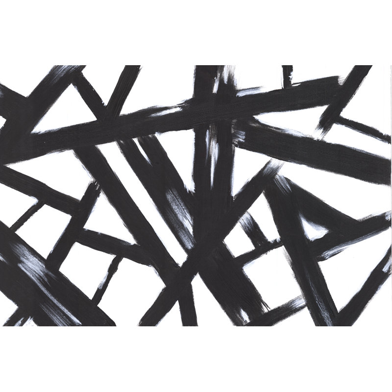 Dynamic Strokes - Wrapped Canvas Painting, 30cm H x 46cm W x 3.8cm D