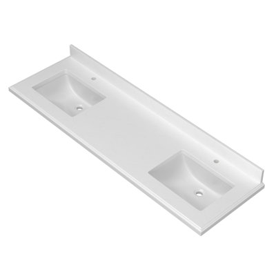 73 Stone 2 Double Bathroom Vanity Top Sink Included Sink