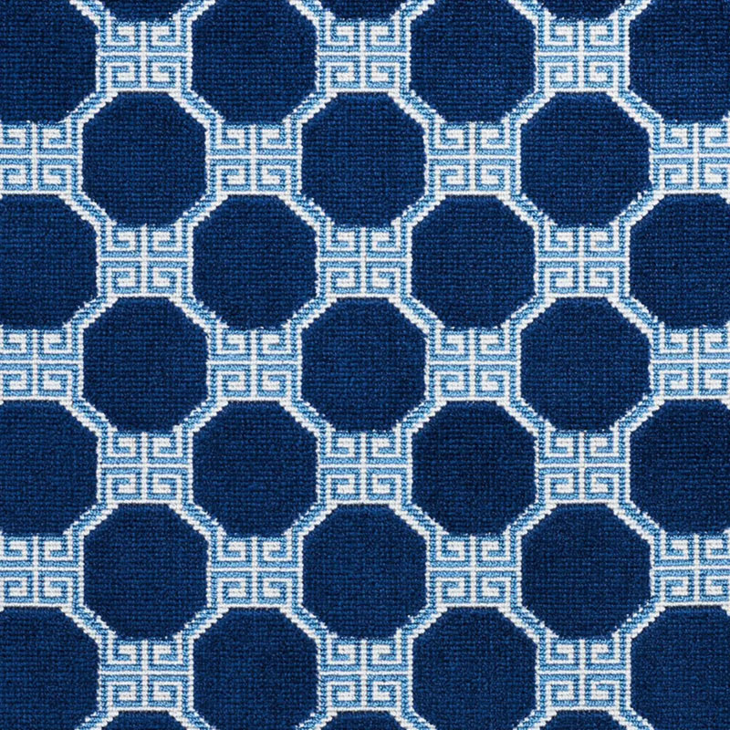 Tissu de velours Octavia, Saphir