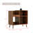 Audio Rack, Record Player Stand With Charging Station & Usb Ports-654299055