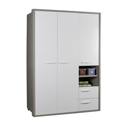 Mipiace 3 Door Manufactured Wood Wardrobe