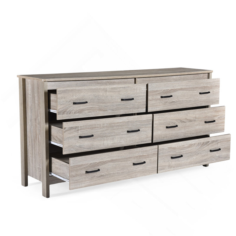 DRESSER À 6 TIROIRS