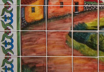 TalaMex Old Town. Clay Talavera Tile Mural