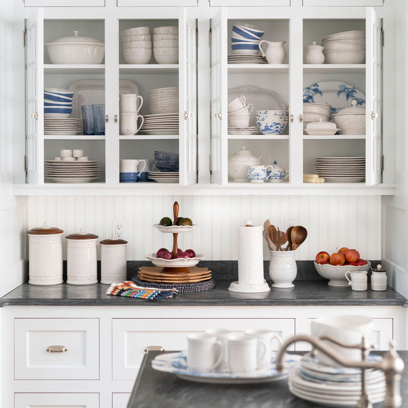 Berry & Thread Two Tiered Server - Whitewash