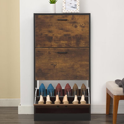 12 Pair Shoe Storage Cabinet