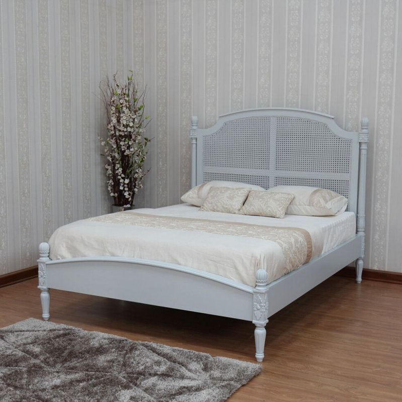 Delafield Solid Wood Bed, Super King (6')