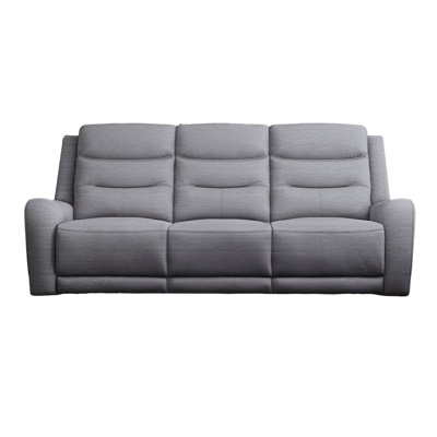 Canapé transitionnel l 87,4 po, gris
