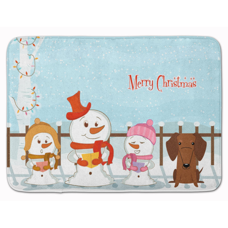 Tapis pour salle de bain Christmas, Brun