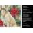 Cream Saluki Christmas PoinsettIas Kitchen Towel-2080584063
