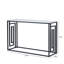 Adonus Wood Top Console Table for Living Room Furniture, Metal Hallway Table-255896863-255896856