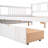 White Full Daybed With Two Drawers - Structure, Space Saving Benefit, Multi-functional Decoration, Easy To Assemble Bed Size Drawers, Strong Construction, Attribute, Belonging, Simple Assembly Process-1404379132