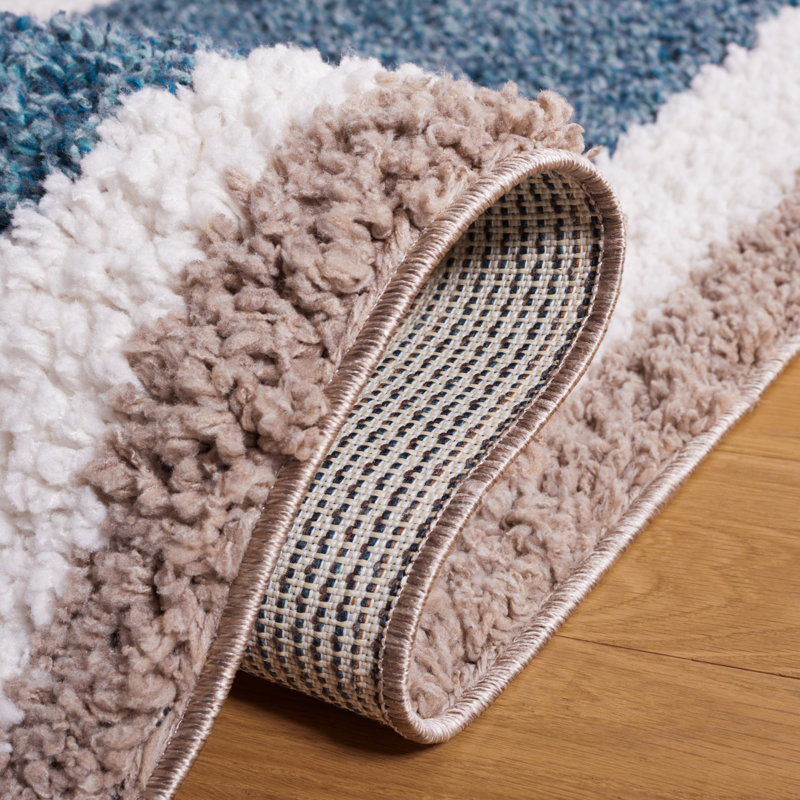 Calico Shag Performance Abstract Rug, Runner 2'2" x 8'