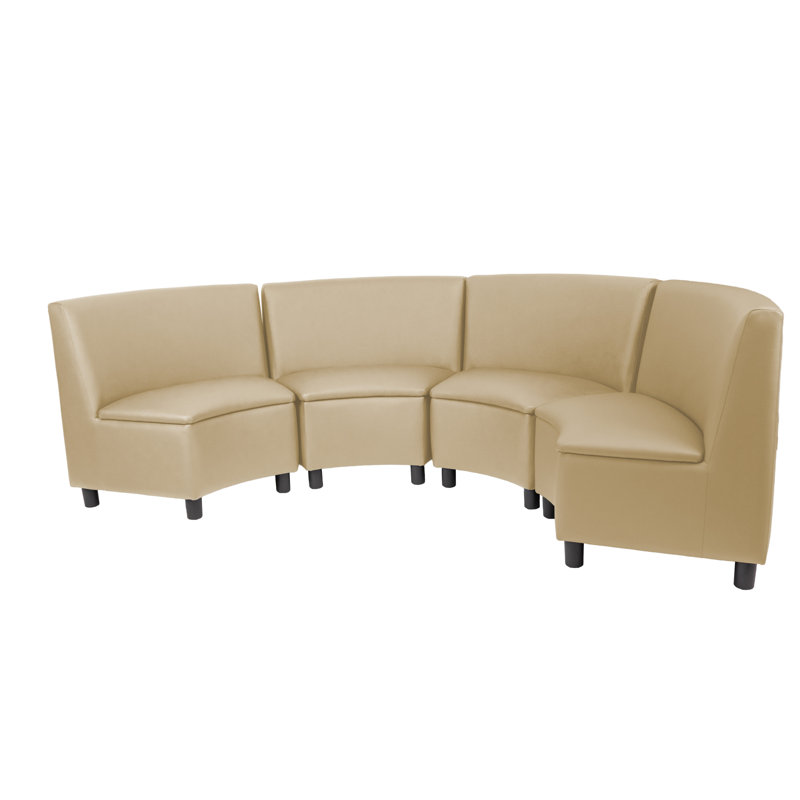 Kid Comfort Collective Modular Wedge Chairs, 4-Pack - Sand, Sand