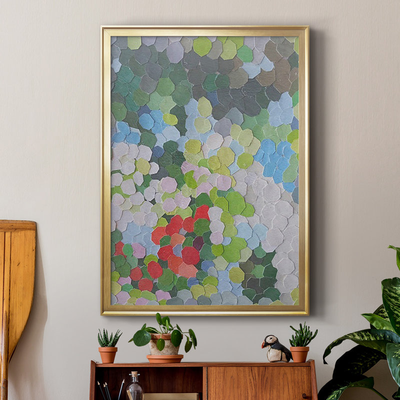 Santa Barbara, reproduction encadrée de qualité supérieure - prête à être accrochée, H 36,5 po x l 26,5 po x P 1 po