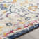Tapis bleu marine / safran Fleeman