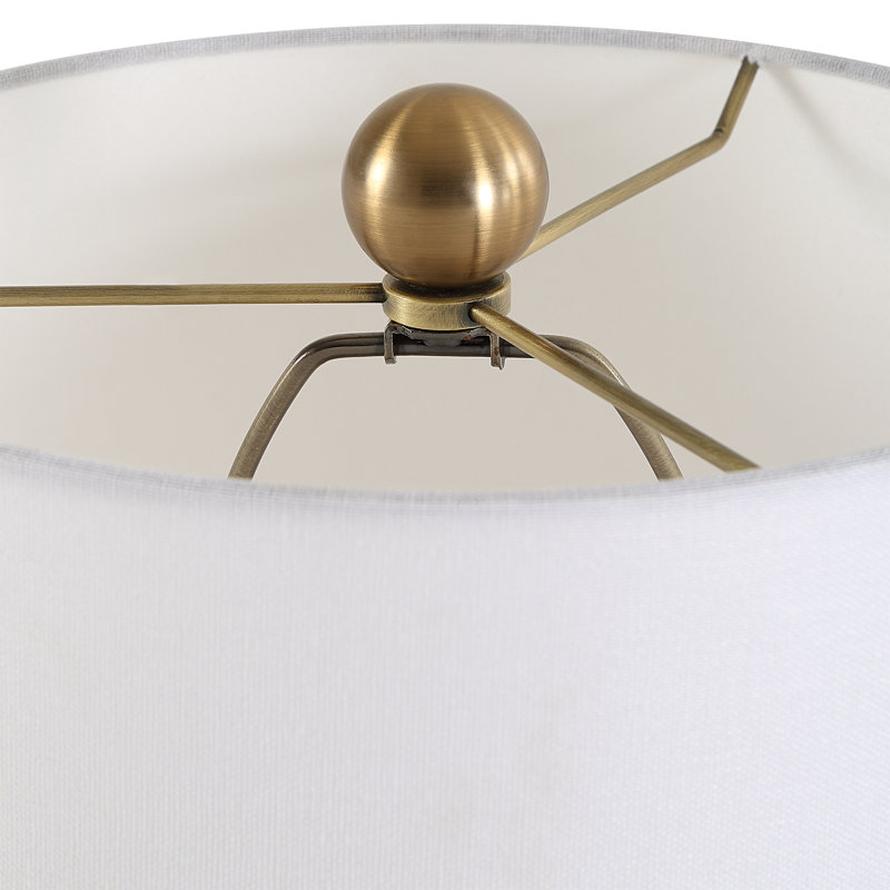 Lavaria Caramel Glass Buffet Lamp