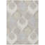 Tapis intérieur lavable beige / brun clair 5 'X 8' Ogee