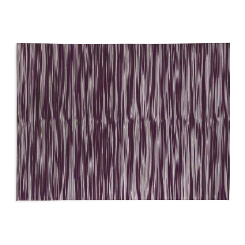 Tapis de cuisine à profil bas Eric, Aubergine, Rectangle 5 pi x 7 pi