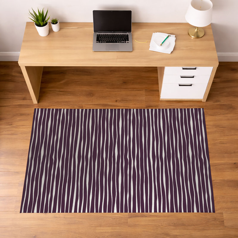 Tapis de bureau Sploog, 36" W x 24" D, Eggplant