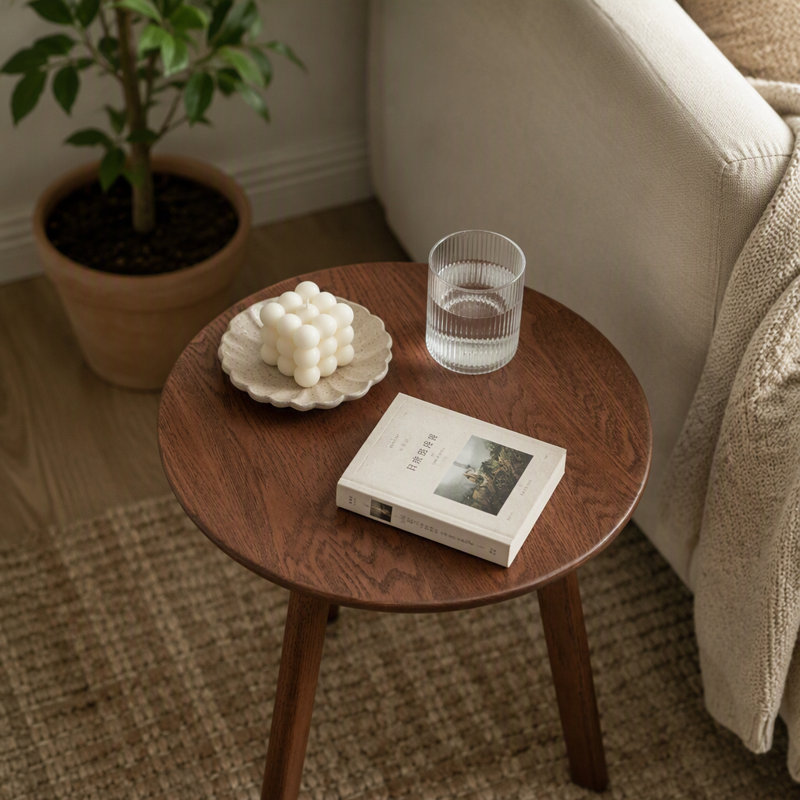 Petite table d'appoint, Noyer