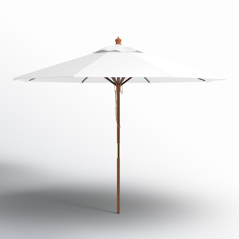 Ellarose 130'' Market Umbrella, White