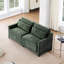 Canapé 2 places avec 2 coussins lombaires-1398708064
