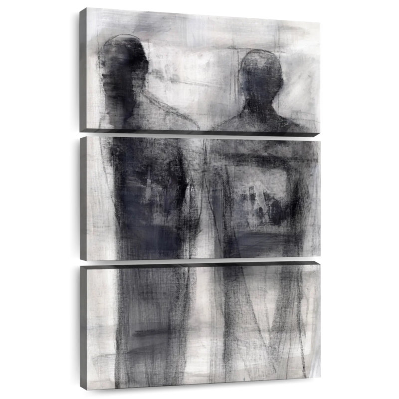 Leisha 2 Figures Study II, 38" H x 24" W