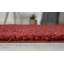 Lush Solid Colour Machine Woven Weinrot Area Rug-189839485