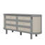 Lit escamotable avec rangement caché et décor tissé tendance-290133036-290133041