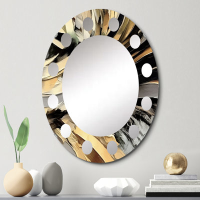 Wenslow - Miroir mural moderne ovale
