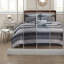 Ensemble de literie pour grand lit, coton et microfibre moderne