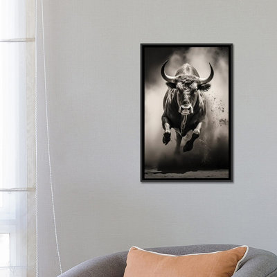 Bull Black - Wall Art Print