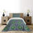 Traditional Polyester Damask Coverlet
