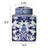Chadwicks Decorative Square Ceramic Ginger Jar with Lid-94439735