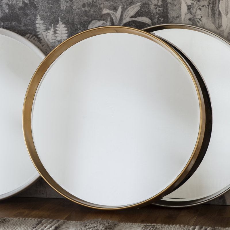 Cogdill Flat Wall Mirror, Gold