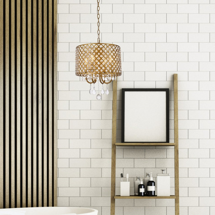 Dusin 4 - Light Dimmable Drum Chandelier