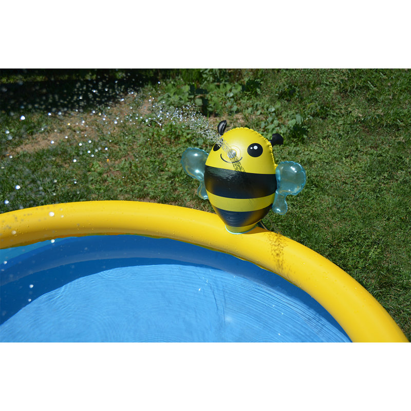 Bee Spray Blue and Yellow Inflatable Kiddie Pool