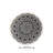 Antibacterial Bathmat, 100% Polyester, 55.1 Inch Diameter | Non-Slip Underside, Pile Height: 0.4 Inches, 700 Grams per Square Meter | Machine Washable, Durable & Stylish for Bathroom Safety and Comfort-1147520811