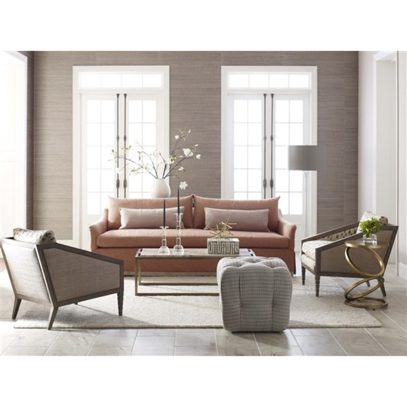 Glen Haven By Thom Filicia Square Pouf, Nadia Earth