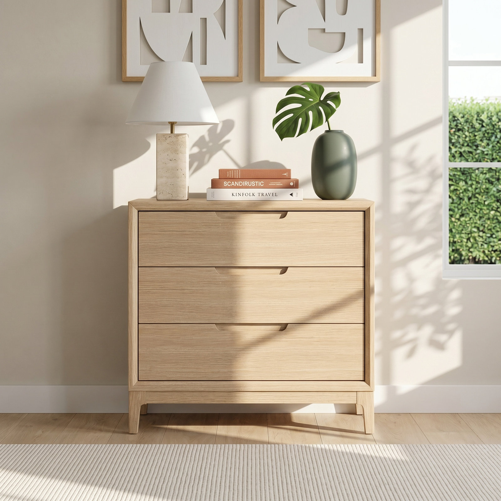 Rise 34" Dresser, Light Oak