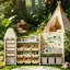 Kids Large Plastic Toy Storage Organizer and Bookshelf Combination