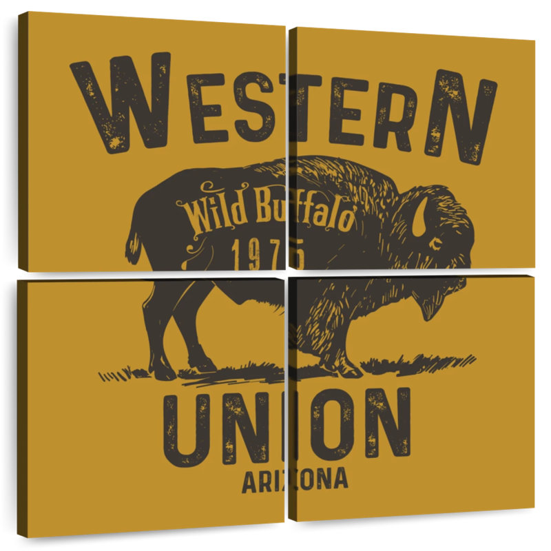 Brampt Western Union Arizona, H 26 po x l 26 po