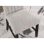 Magnifique table de salle à manger en marbre véritable 6x chaises d'appoint en tissu bouclé gris