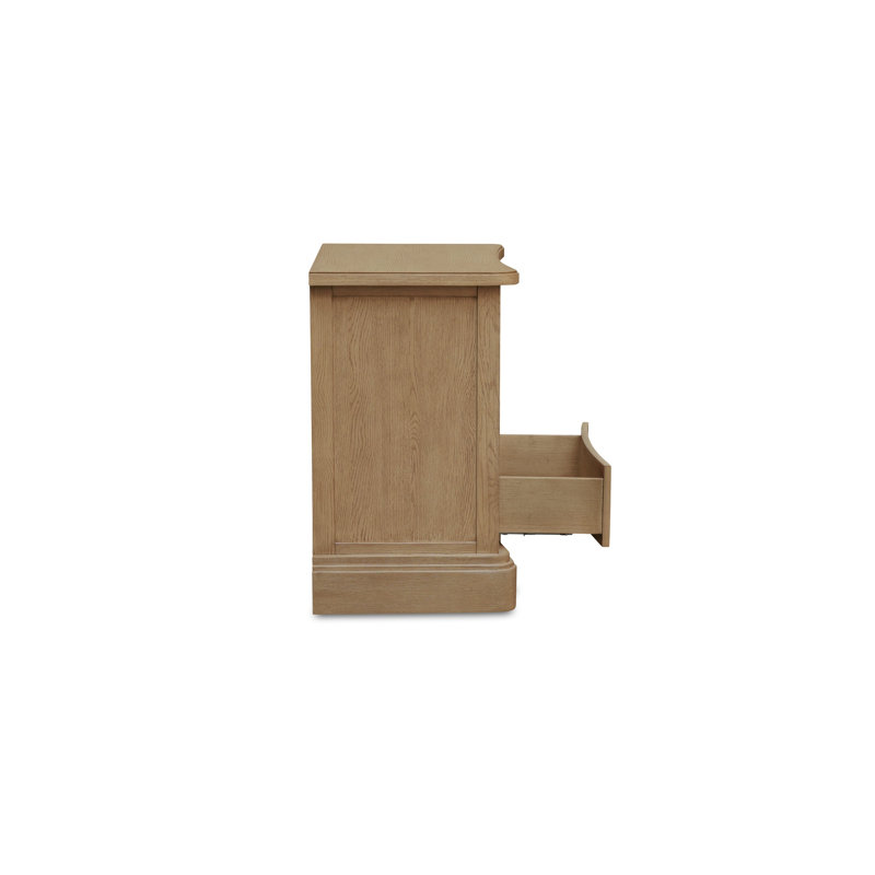 Clarence 3 - Drawer Nightstand, Brown